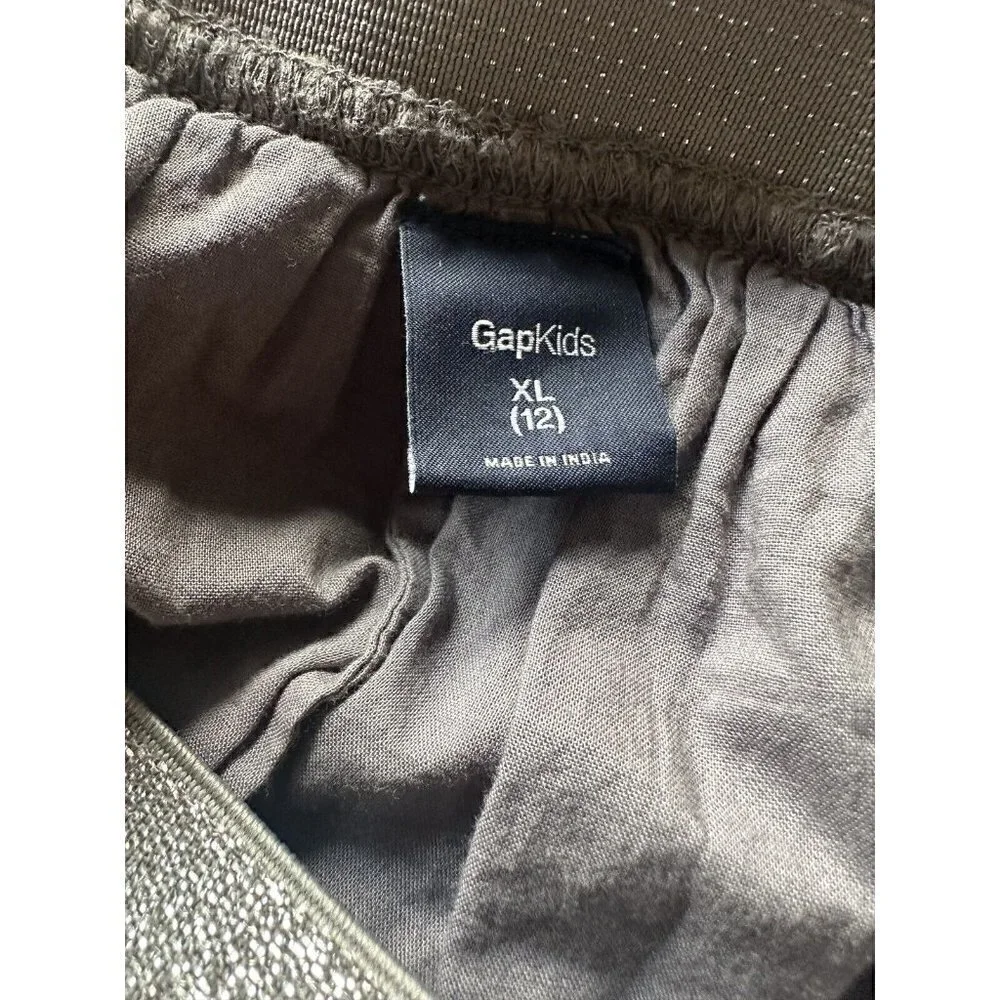 Gap Kids Girls Size 12 Gray Tulle‎ Sparkle Elastic Waist Skirt